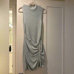 Ronny Kobo Textured Knit dress with shell accents size small